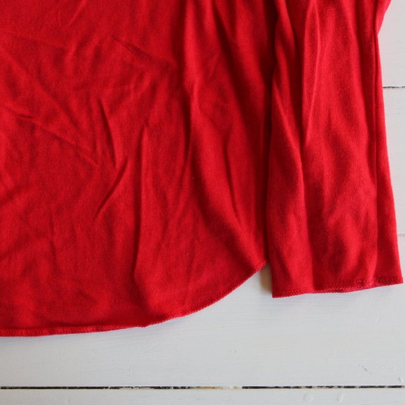 Red GAP Feather Turtleneck, Size Small - Picture 5 of 6